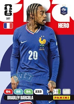 Bradley Barcola France Panini FIFA World Cup 2026 Adrenalyn XL #187